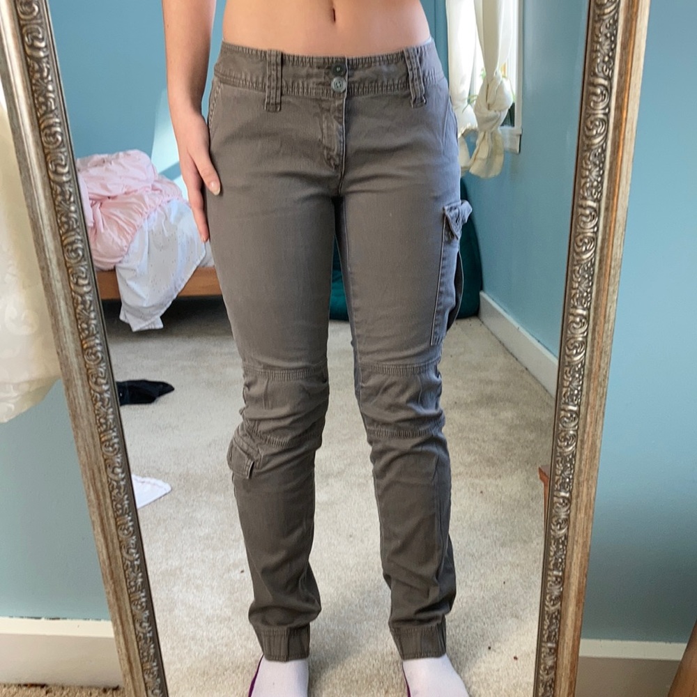 Gray gap pants